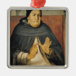 Adorno Metálico Retrato de St Thomas Aquinas c.1475