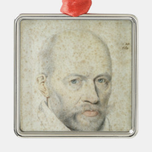 Adorno Metálico Retrato de St. Vincent de Paul