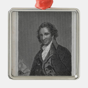 Adorno Metálico Retrato de Thomas Paine del Volumen I