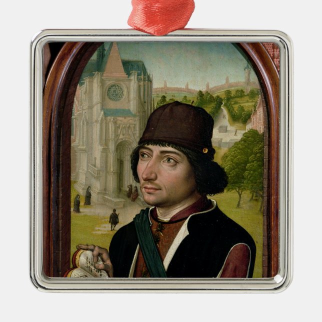 Adorno Metálico Retrato de un hombre joven, c.1480 (Frente)