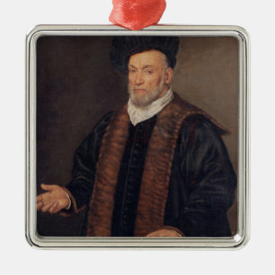 Adorno Metálico Retrato de un médico