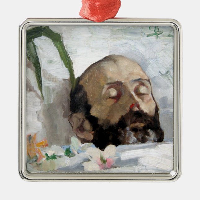 Adorno Metálico Retrato de un muerto (mortalidad y muerte) (Art. (Frente)