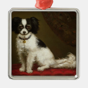 Adorno Metálico Retrato de un perro de aguas