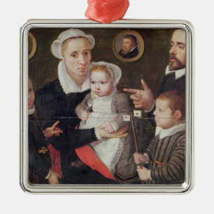 Adorno Metálico Retrato de una familia