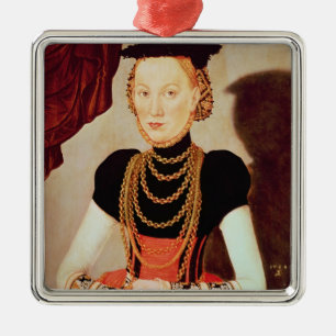Adorno Metálico Retrato de una mujer, 1564