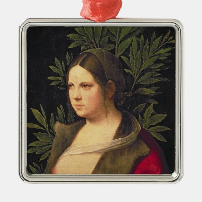 Adorno Metálico Retrato de una mujer joven, 1506 (Frente)