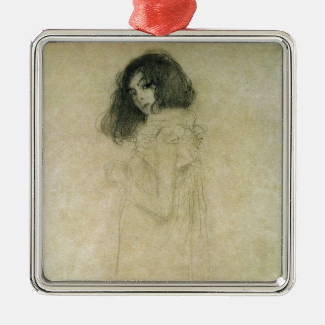 Adorno Metálico Retrato de una mujer joven, 1896-97 (Frente)