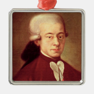 Adorno Metálico Retrato de Wolfgang Amadeus Mozart después de 177