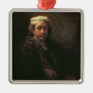 Adorno Metálico Retrato del artista en su caballete, 1660