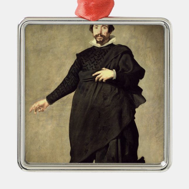 Adorno Metálico Retrato del bufón Pablo de Valladolid (Frente)