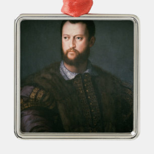 Adorno Metálico Retrato del de'Medici de Cosimo I, siglo XVI