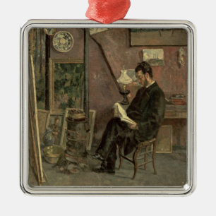 Adorno Metálico Retrato del doctor Martínez, 1878 (aceite en lona