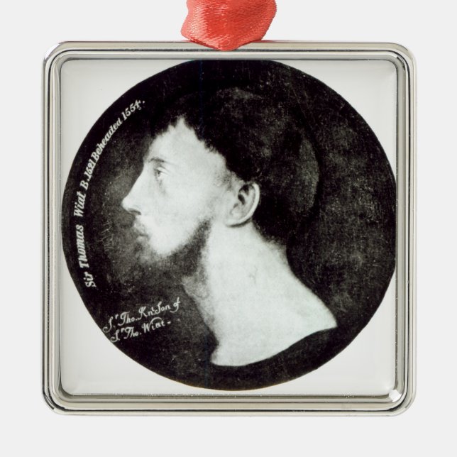 Adorno Metálico Retrato del medallón (Frente)