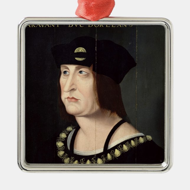 Adorno Metálico Retrato del rey de Louis XII de Francia (Frente)