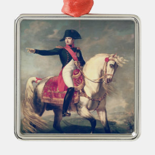 Adorno Metálico Retrato ecuestre de Napoleon I 1810