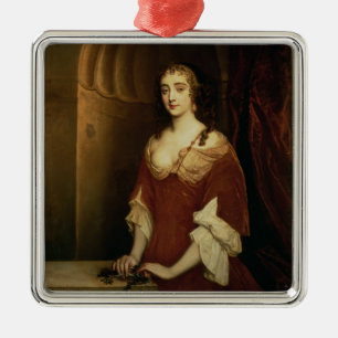 Adorno Metálico Retrato probable de Nell Gwynne (1650-87), mistre