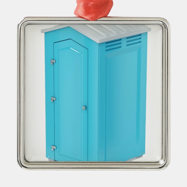 Adorno Metálico Retrete químico portátil (Frente)