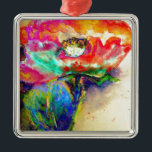 Adorno Metálico Retro colorido Resumen Disquetera acuática<br><div class="desc">El cuadro presenta una vibrante explosión de motivos florales rojos representados en un cautivador medio acuático. El artista emplea un estilo impresionista, abstracto, que permite que los colores fluyan y se mezclen orgánicamente, creando una sensación de espontaneidad y movimiento. Delicados lavados de rojo mezclado con toques de color rosa, naranja...</div>