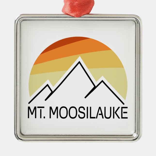 Adorno Metálico Retro de Mount Moosilauke New Hampshire (Frente)