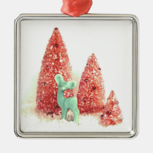 Adorno Metálico Retro Navidades Deer