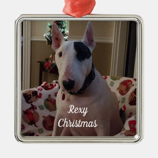 Adorno Metálico Rex The TV Terrier Rexy Christmas Ornamet (Frente)