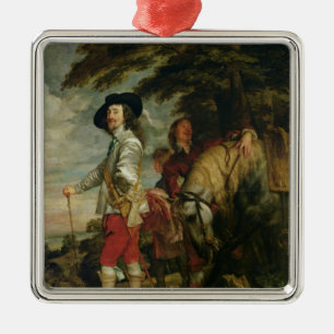 Adorno Metálico Rey Carlos I de Inglaterra Caza fuera, c.1635