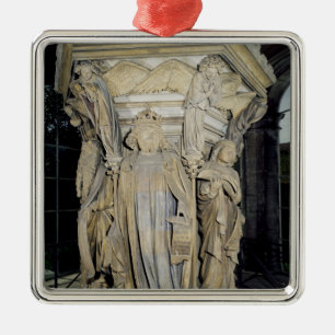 Adorno Metálico Rey David flanqueado por Moses y Jeremiah