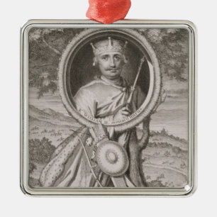 Adorno Metálico Rey de Guillermo II "Rufus" (c.1056-1100) de