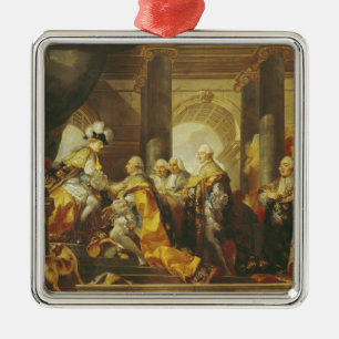 Adorno Metálico Rey de Louis XVI de Francia