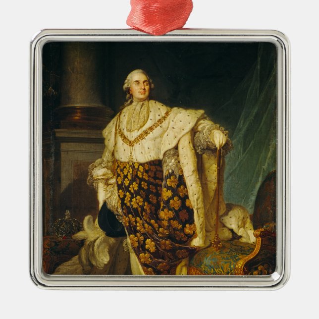 Adorno Metálico Rey de Louis XVI de Francia en trajes de la (Frente)