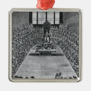 Adorno Metálico Rey James I en las casas del parlamento, 1624