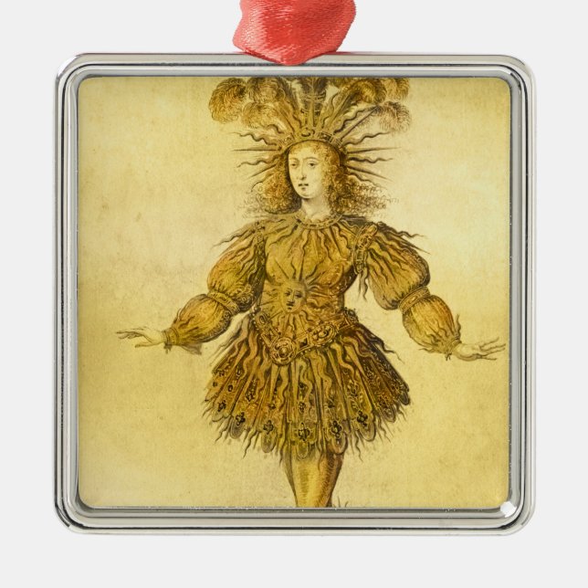 Adorno Metálico Rey Louis XIV de Francia (Frente)