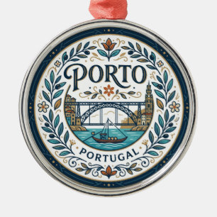 Adorno Metálico Ribeira, Oporto Portugal