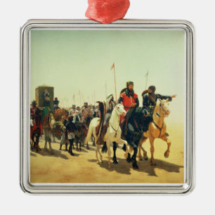 Adorno Metálico Richard Coeur de Lion en su manera a Jerusalén