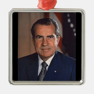 Adorno Metálico Richard M. Nixon 37º Presidente