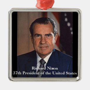 Adorno Metálico Richard M. Nixon 37º Presidente