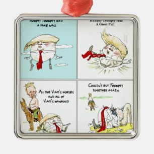 Adorno Metálico Rick London "Trumpty Dumpty" ("Trumpty Dumpty") es