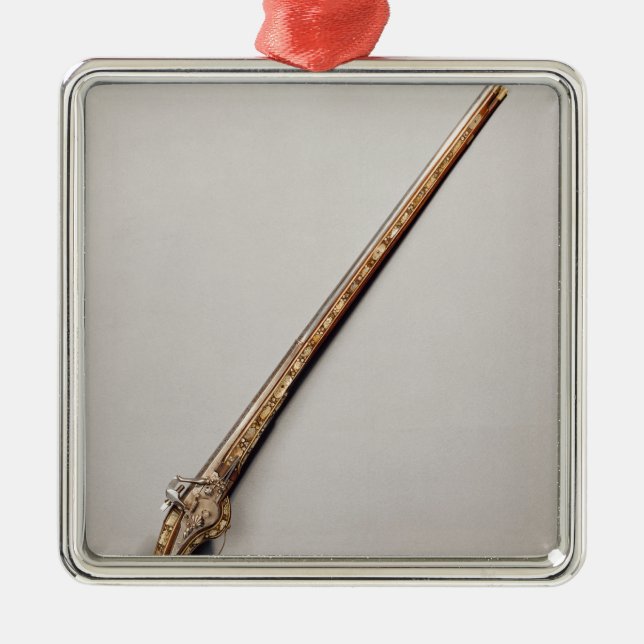 Adorno Metálico Rifle del fusil de chispa (Frente)