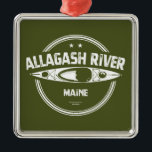 Adorno Metálico Río Allagash Maine Kayak<br><div class="desc">El río Allagash es un afluente del río Saint John,  de aproximadamente 100 km de largo,  en el norte de Maine,  en los Estados Unidos.</div>