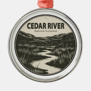 Adorno Metálico Río Cedar