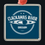 Adorno Metálico Río Clackamas Oregon Kayaking<br><div class="desc">El río Clackamas se encuentra al oeste de la Cordillera de Cascada y al sur de la garganta del río Columbia, en el norte de Oregón, y va de Big Spring (zona de aguas termales) a Big Cliff, justo al sur de la ciudad de Estacada. La región más pintoresca se...</div>