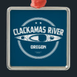 Adorno Metálico Río Clackamas Oregon Kayaking<br><div class="desc">El río Clackamas se encuentra al oeste de la Cordillera de Cascada y al sur de la garganta del río Columbia, en el norte de Oregón, y va de Big Spring (zona de aguas termales) a Big Cliff, justo al sur de la ciudad de Estacada. La región más pintoresca se...</div>