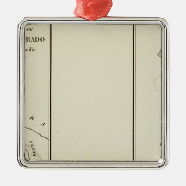 Adorno Metálico Río Colorado (Frente)