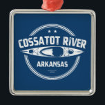 Adorno Metálico Río Cossatot Arkansas Kayaking<br><div class="desc">El río Cossatot es un río de 350 km de largo en los condados de Howard,  Polk y Sevier de Arkansas que desemboca en el bosque nacional de Ouachita y se vacía en el lago Gillham.</div>