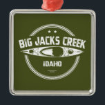 Adorno Metálico Río Idaho Kayaki<br><div class="desc">Big Jacks Creek se encuentra en el condado de Owyhee,  Idaho. Comenzando al norte de Riddle,  fluye hacia el norte y el este a través del área silvestre Big Jacks Creek,  que finalmente fluye hacia el río Bruneau.</div>