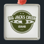Adorno Metálico Río Idaho Kayaki<br><div class="desc">Big Jacks Creek se encuentra en el condado de Owyhee,  Idaho. Comenzando al norte de Riddle,  fluye hacia el norte y el este a través del área silvestre Big Jacks Creek,  que finalmente fluye hacia el río Bruneau.</div>