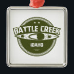 Adorno Metálico Río Idaho Kayaking: Creek De Batalla<br><div class="desc">El arroyo de batalla del Suroeste de Idaho es un afluente del río Owyhee de 100 km de largo. Fluye en una dirección generalmente sur a través del desierto Owyhee para llegar al río Owyhee al oeste de Riddle,  Idaho.</div>