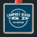 Adorno Metálico Río Lamprey New Hampshire Kayaking<br><div class="desc">El río Lamprey comienza en las montañas Saddleback de Northwood,  New Hampshire,  y desemboca en la Gran Bahía. Este río especial es rico en mejillones de agua dulce y tiene la mayor cantidad de peces anadromos en la cuenca de la Gran Bahía.</div>