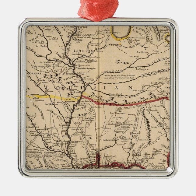 Adorno Metálico Río Misisipi (Frente)