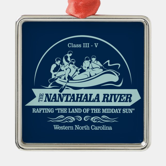 Adorno Metálico Río Nantahala (rafting2) (Frente)